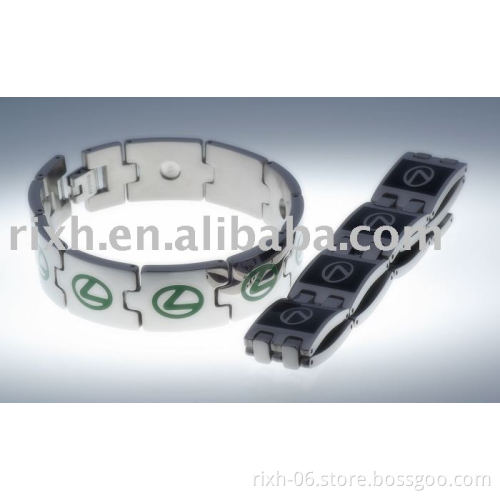 2012 fashion titanium bracelet, titanium germanium bracelet
